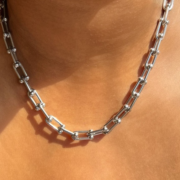 Anthropologie Jewelry - Hardware Graduated Link Stainless Steel Necklace
Waterproof
